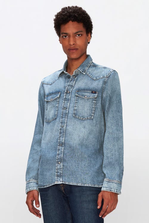 7 For all Mankind - Western Shirt Waterfall